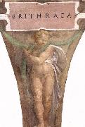 Michelangelo Buonarroti The Erythraean Sibyl painting